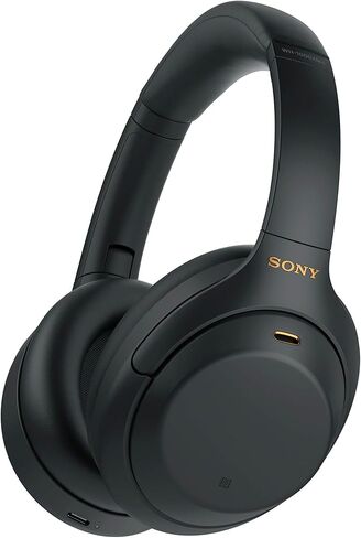 Sony WH-1000XM4 Wireless Noise Canceling Overhead Headphones - Black (Renewed) in Kuwait