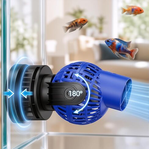 FREESEA Magnetic Wave Maker for Aquarium: 1s Mounts on 15mm Glass Secure in Kuwait