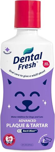 Dental Fresh Advanced Plaque & Tartar Water Additive for Dogs & Cats, 17 oz in Kuwait