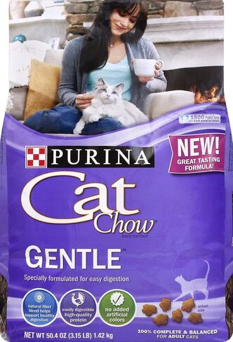 Purina Cat Chow Dry Cat Food, Gentle, 3.15 Lb Bag in Kuwait