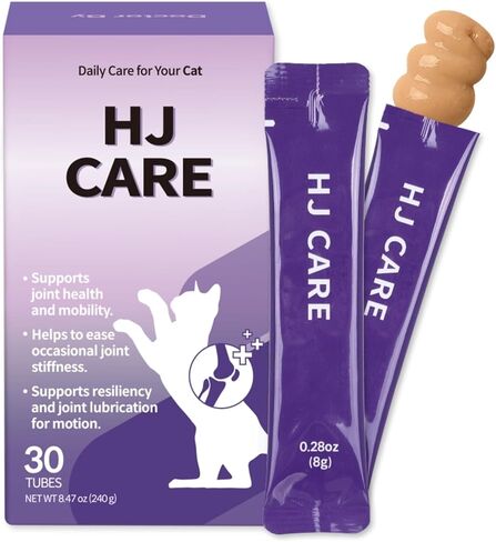 Doctor By HJ Care Cat Joint Supplement Hip&Joint Care Glucosamine for Cats Arthritis Pain Relief with Glucosamine & Chondroitin 30 lickable Formula Individually Packaged, Salmon (1 Pack) in Saudi Arabia
