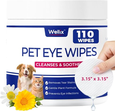 Wellix Pet Eye Drops for Dog & Cat, Non-Irritating Taurine Dog Eye Drop in Saudi Arabia