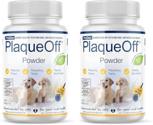 ProDen PlaqueOff Powder for Dogs - Dog Tartar and Plaque Remover - 60g in Saudi Arabia