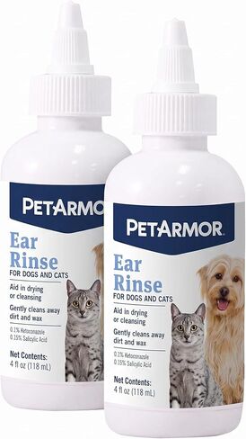 PetArmor Ear Rinse for Dogs & Cats, 4 oz in Saudi Arabia