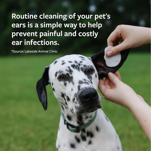 Veterinary Formula Clinical Care Ear Therapy Wipes for Dogs & Cats, 100 Ct in Kuwait