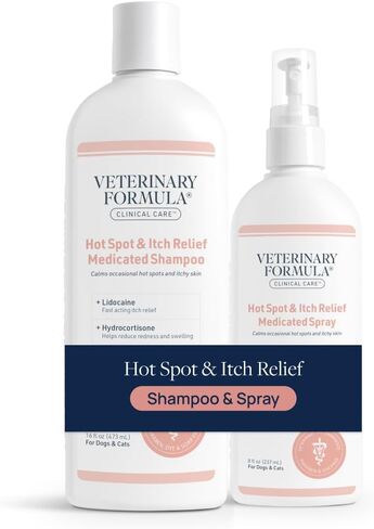 Veterinary Formula Clinical Care Hot Spot & Itch Shampoo + Spray Bundle in Saudi Arabia