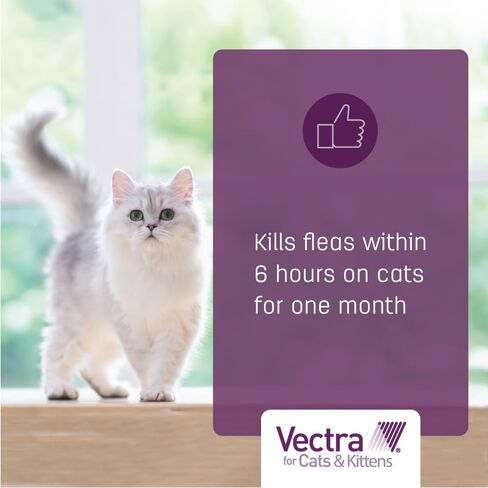 Vectra Flea Treatment for Cats Over 9 Lbs, 3 Monthly Supply in Saudi Arabia