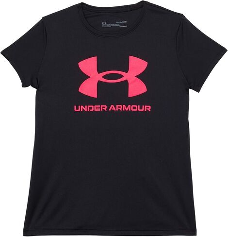 تي شيرت قصير الأكمام بشعار Tech Sportstyle للفتيات من Under Armour in Kuwait