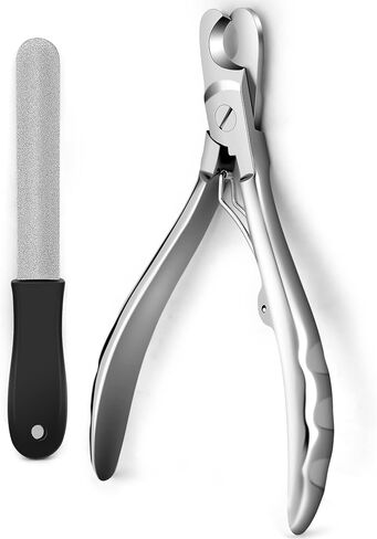 Gobeigo Heavy Duty Dog Nail Clippers for Large Dogs & Thick Nails (Silver) in Saudi Arabia