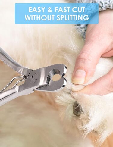 Gobeigo Heavy Duty Dog Nail Clippers for Large Dogs & Thick Nails (Silver) in Saudi Arabia