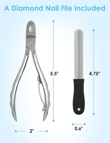 Gobeigo Heavy Duty Dog Nail Clippers for Large Dogs & Thick Nails (Silver) in Saudi Arabia