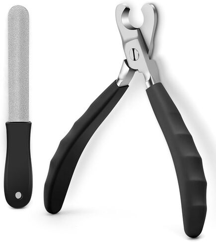 Gobeigo Heavy Duty Dog Nail Clippers for Large Dogs & Thick Nails (Silver) in Saudi Arabia