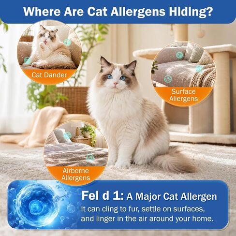 Cat Allergen Neutralizing Spray for Humans, Cat Dander & Allergy Relief in Saudi Arabia