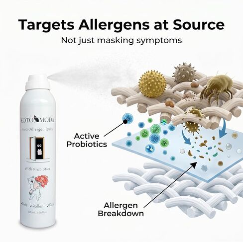 Probiotic Cat Allergen Neutralizer Spray for Humans - Fel d 1 200ml in Saudi Arabia