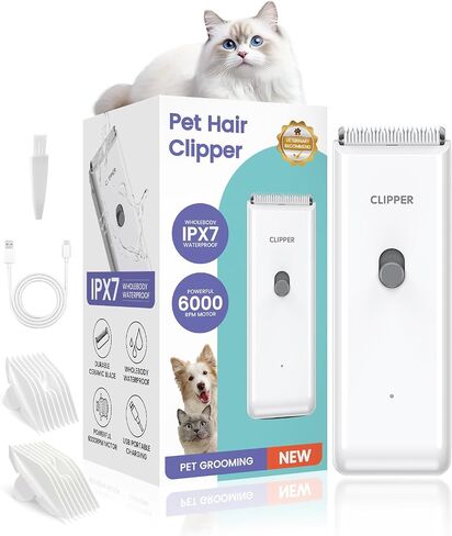 Pet Grooming Clippers Low Noise Waterproof Dog Cat Hair Trimmer in Saudi Arabia