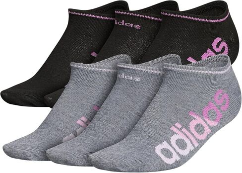 adidas Womens Superlite Linear No Show Socks (6-pair) in Saudi Arabia