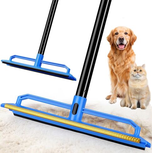 BUVE 2 in 1 Carpet Rake for Pet Hair Removal Tool in Kuwait