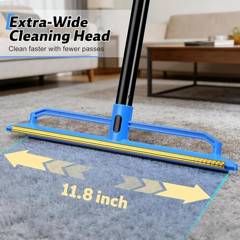 BUVE 2 in 1 Carpet Rake for Pet Hair Removal Tool in Kuwait