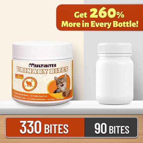 330 Bites Cat Urinary Supplement with Cranberry, Chicken Flavor in Saudi Arabia