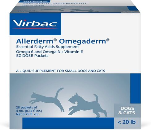 Allerderm Omegaderm Essential Fatty Acids Supplement for Medium/Large Dogs in Kuwait