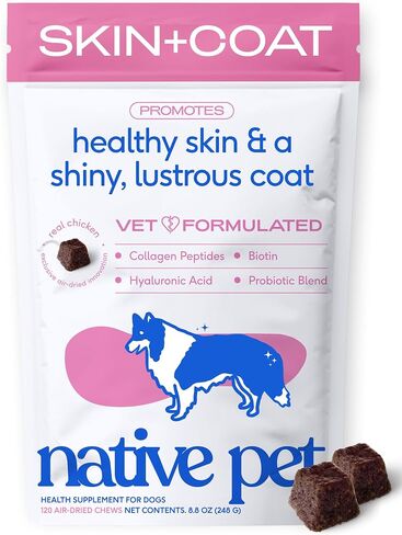 Native Pet Omega 3 Fish Oil for Dogs & Cats – Wild Alaskan Salmon Oil for Dogs Skin and Coat, Supports Joints, Heart & Shedding – Fast-Absorbing Omega 3 6 9 Liquid Supplement – 8oz in Saudi Arabia