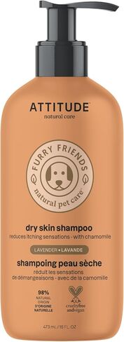 Attitude 2in1 Nourishing Shampoo and Conditioner for Cat & Dog, Vegan and Cruelty-Free, Lavender & Argan Oil, 16 Fl Oz in Kuwait