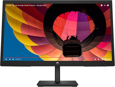 شاشة HP V22v G5 FHD، تقنية AMD FreeSync، دعم HDCP لـ HDMI (V22v G5، أسود) in Kuwait