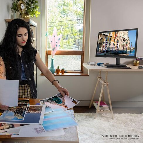 شاشة HP V22v G5 FHD، تقنية AMD FreeSync، دعم HDCP لـ HDMI (V22v G5، أسود) in Kuwait