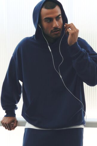 Alo Yoga Double Take Hoodie - Navy in Saudi Arabia