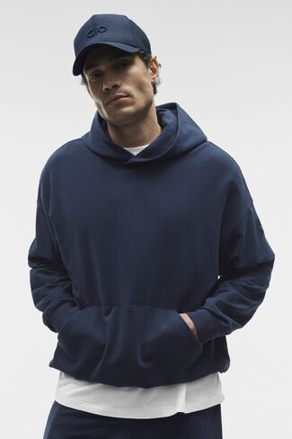Alo Yoga Double Take Hoodie - Navy in Saudi Arabia