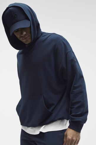 Alo Yoga Double Take Hoodie - Navy in Saudi Arabia