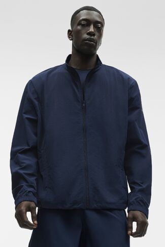 Alo Yoga Takeaway Track Full Zip Jacket - Navy in Saudi Arabia