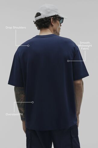 Alo Yoga Double Take Short Sleeve - Navy in Saudi Arabia