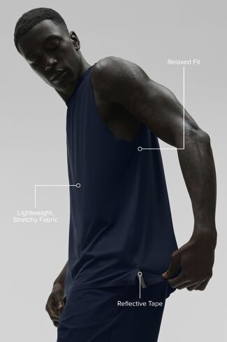 Alo Yoga Idol Muscle Tank - Navy in Kuwait