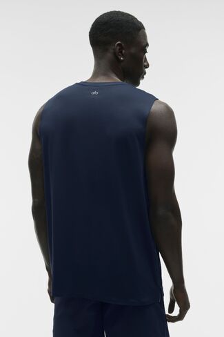 Alo Yoga Idol Muscle Tank - Navy in Kuwait