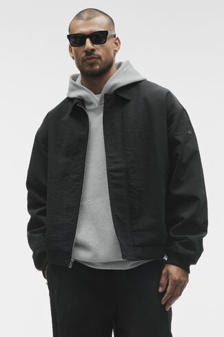 Alo Yoga Duality Bomber Jacket - Black in Saudi Arabia
