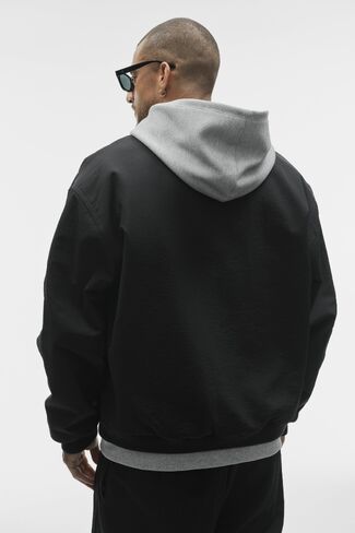 Alo Yoga Duality Bomber Jacket - Black in Saudi Arabia