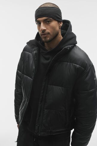 Alo Yoga Cold Front Puffer Jacket - Black in Saudi Arabia