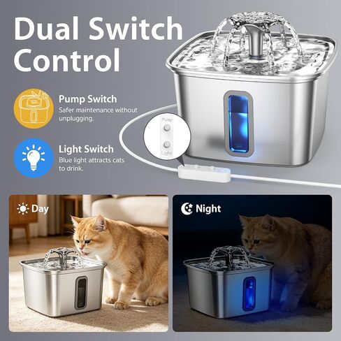Veken Replacement Pump For Pet Fountain Cat Water Fountain, P1 in Kuwait