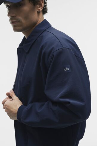 Alo Yoga Duality Bomber Jacket - Navy in Saudi Arabia