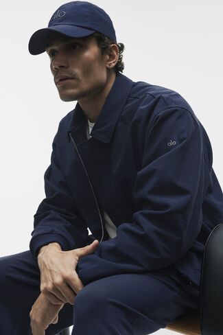 Alo Yoga Duality Bomber Jacket - Navy in Saudi Arabia