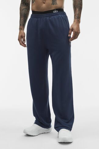 Alo Yoga Double Take Straight Leg Pant - Navy in Saudi Arabia