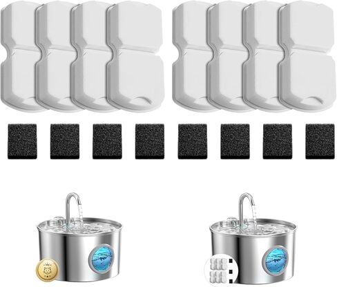 GIOTOHUN Cat Water Fountain Filter: 12 Cat Fountain Filter Replacement in Saudi Arabia