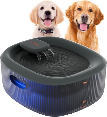 WOPET Dog Water Fountain for Large Dogs, 6L/205oz/1.6Gal Automatic Dog and Cat Water Fountain, Pet Water Dispenser with 2 Filters, Ultra-Quiet Pump, Great for Large Dogs Cats and Multi-Pet Home in Kuwait