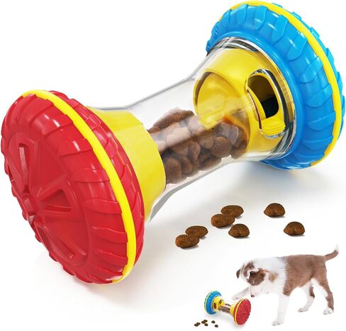 BoYoYo Interactive Dog Toys, Dog Puzzle Toys for Smart, Dog Enrichment Toy to Keep Them Busy, Treat Dispensing Toy Slow Puzzles Feeder, Yellow in Saudi Arabia