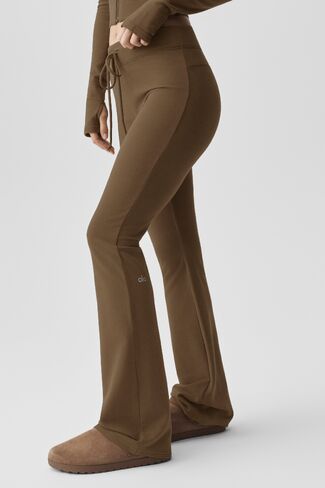 Alo Yoga Sway Bootcut Sweatpant - Java Brown in Kuwait