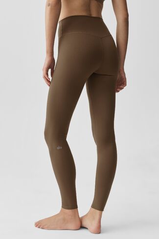 Alo Yoga ALO Softsculpt High-Waist Legging - Java Brown in Kuwait