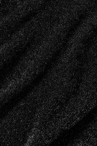 Alo Yoga Micro Chenille High-Waist Straight Leg Pant - Black in Kuwait