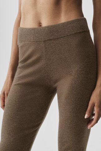 Alo Yoga Cashmere High-Waist Eternity Legging - Java Brown Heather in Saudi Arabia