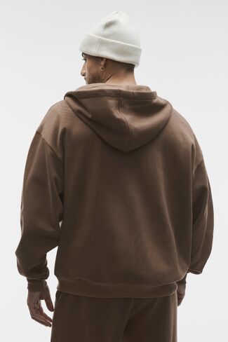 Alo Yoga Accolade Full Zip Hoodie - Java Brown in Saudi Arabia